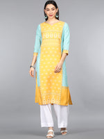 Ahika PolyCrepe Printed Kurta