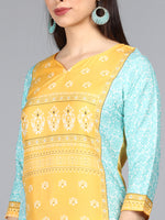 Ahika PolyCrepe Printed Kurta