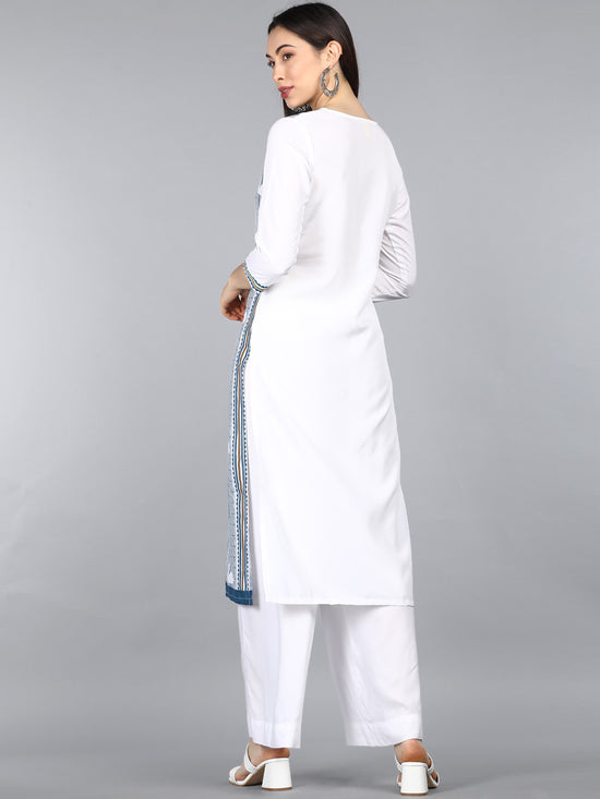 Ahika PolyCrepe Printed Kurta