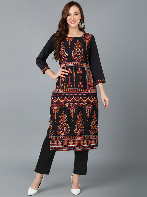 Ahika Women Crepe Ethnic Motifs