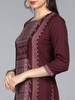 Ahika PolyCrepe Printed Kurta