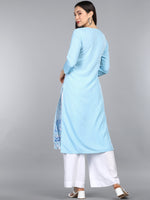 Ahika PolyCrepe Printed Kurta