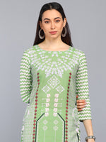 Ahika PolyCrepe Printed Kurta