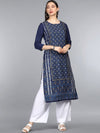 Ahika PolyCrepe Printed Kurta