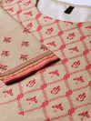 Ahika Women Crepe Fabric Printed Simple Function Wear Cream Kurti