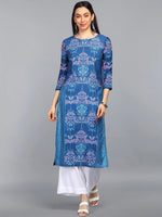 Ahika PolyCrepe Printed Kurta