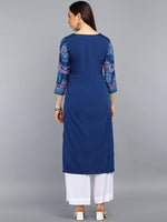 Ahika PolyCrepe Printed Kurta