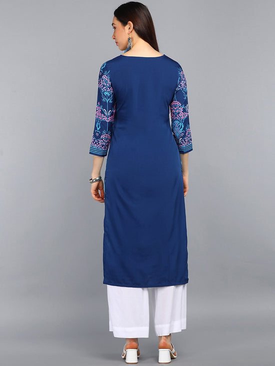 Ahika PolyCrepe Printed Kurta