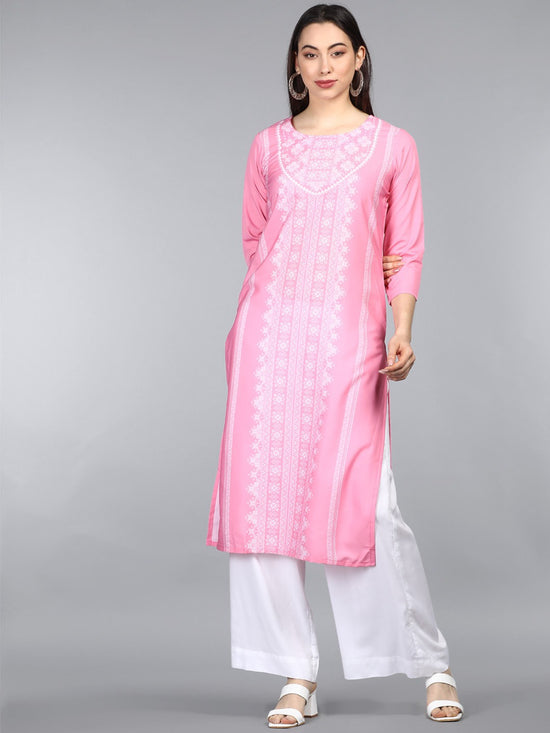 Ahika PolyCrepe Printed Kurta