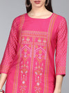 Ahika PolyCrepe Printed Kurta