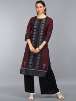 Ahika PolyCrepe Printed Kurta