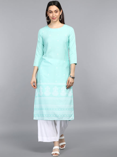 Ahika PolyCrepe Printed Kurta