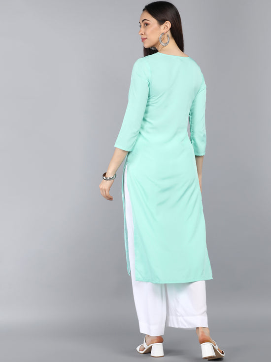 Ahika PolyCrepe Printed Kurta