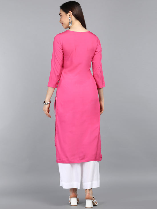 Ahika PolyCrepe Printed Kurta