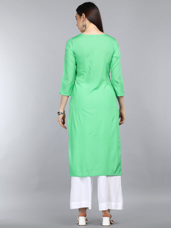 Ahika PolyCrepe Printed Kurta