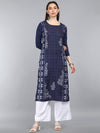 Ahika PolyCrepe Printed Kurta