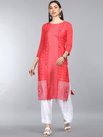 Ahika PolyCrepe Printed Kurta