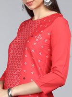 Ahika PolyCrepe Printed Kurta