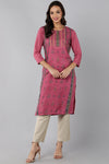 Ahika Polycrepe Printed Kurta