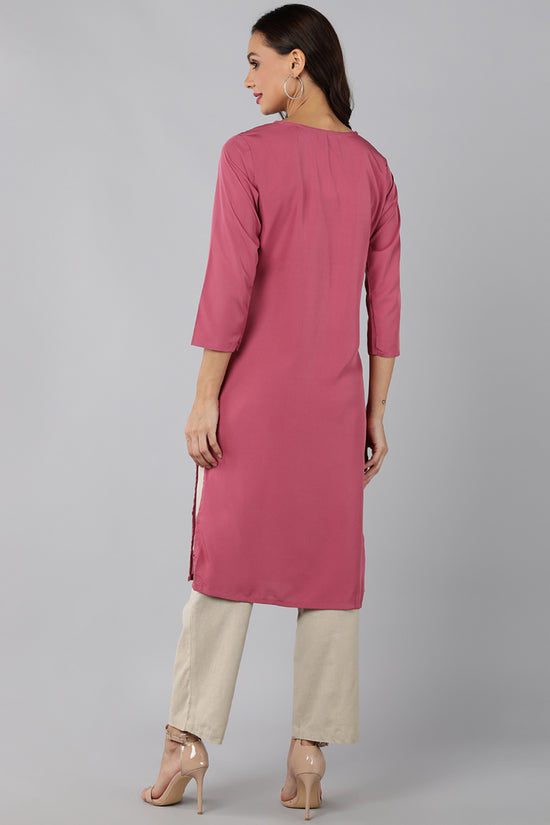 Ahika Polycrepe Printed Kurta