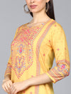 Ahika Women's Polyester Printed Kurta