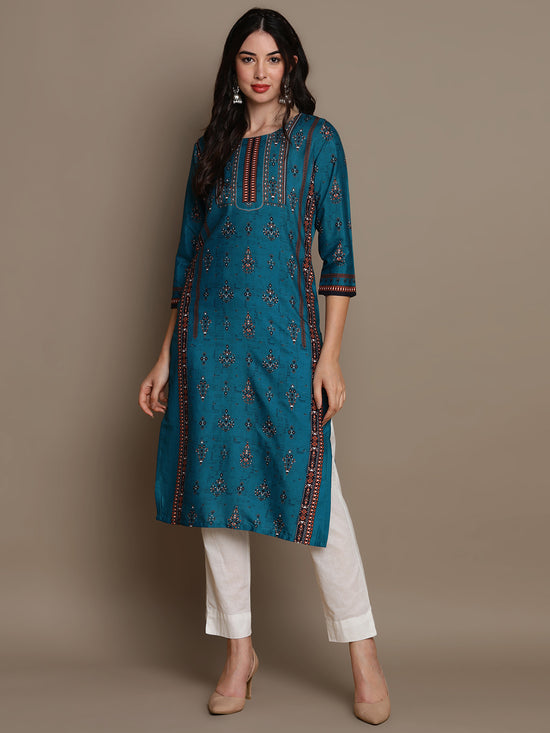 Ahika Women Polyester Geometric Printed