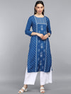 Ahika PolyCrepe Printed Kurta