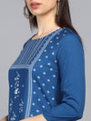 Ahika PolyCrepe Printed Kurta