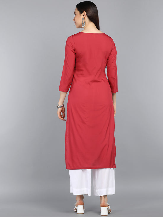 Ahika PolyCrepe Printed Kurta