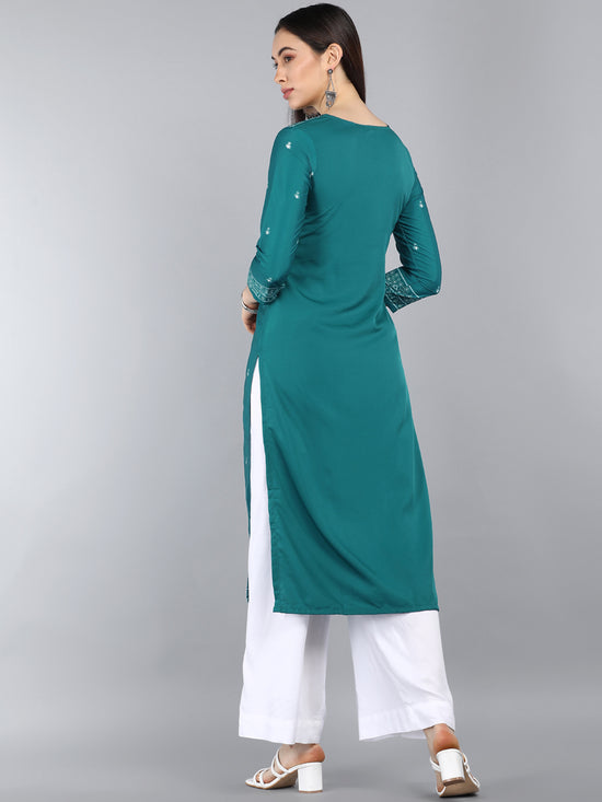 Ahika PolyCrepe Printed Kurta