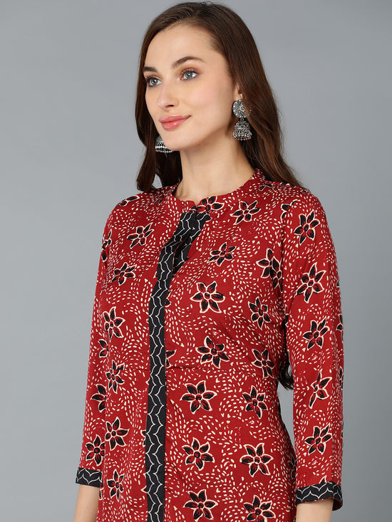 Ahika Women Polyester Floral Printed