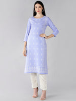 Ahika Women's Polyester Printed Kurta