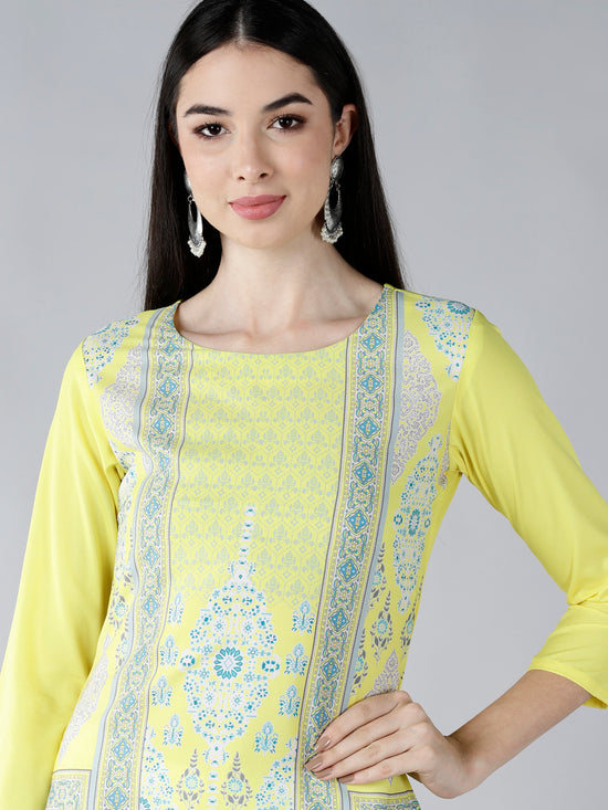 Ahika Women's Polyester Printed Kurta