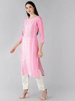 Ahika Women's Polyester Printed Kurta