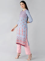 Ahika Women's Polyester Printed Kurta