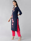 Ahika Women's Polyester Printed Kurta