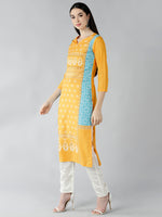 Ahika Women's Polyester Printed Kurta