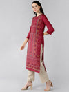 Ahika Women's Polyester Printed Kurta