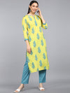 Ahika Poly Crepe Printed Kurta Pant Set