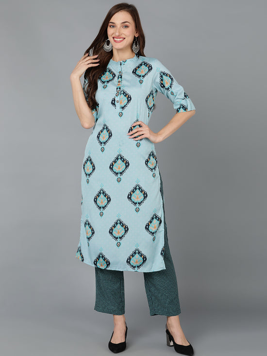 Ahika Women Poly Crepe Ethnic Motifs Printed