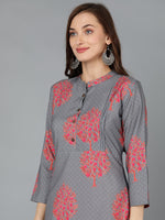 Ahika Women Polyester Floral Printed Kurta With