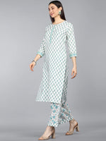 Ahika Polyester Printed Kurta Pant Set