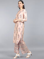 Ahika Polyester Printed Kurta Pant Set