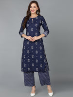 Ahika Women Cotton Floral Printed Kurta With