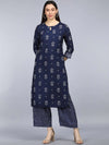 Ahika Polyester Printed Kurta Pant Set