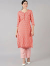 Ahika Women Printed Kurta With Trousers