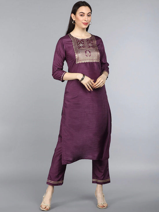 Ahika Poly Silk Printed Kurta Pant Dupatta