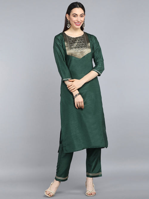 Ahika Poly Silk Printed Kurta Pant Dupatta