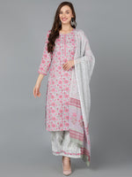 Ahika Women Poly Crepe Floral Printed Kurta