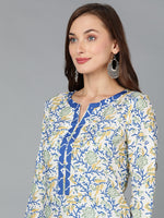 Ahika Women Polyester Abstract Printed Kurta Palazzo